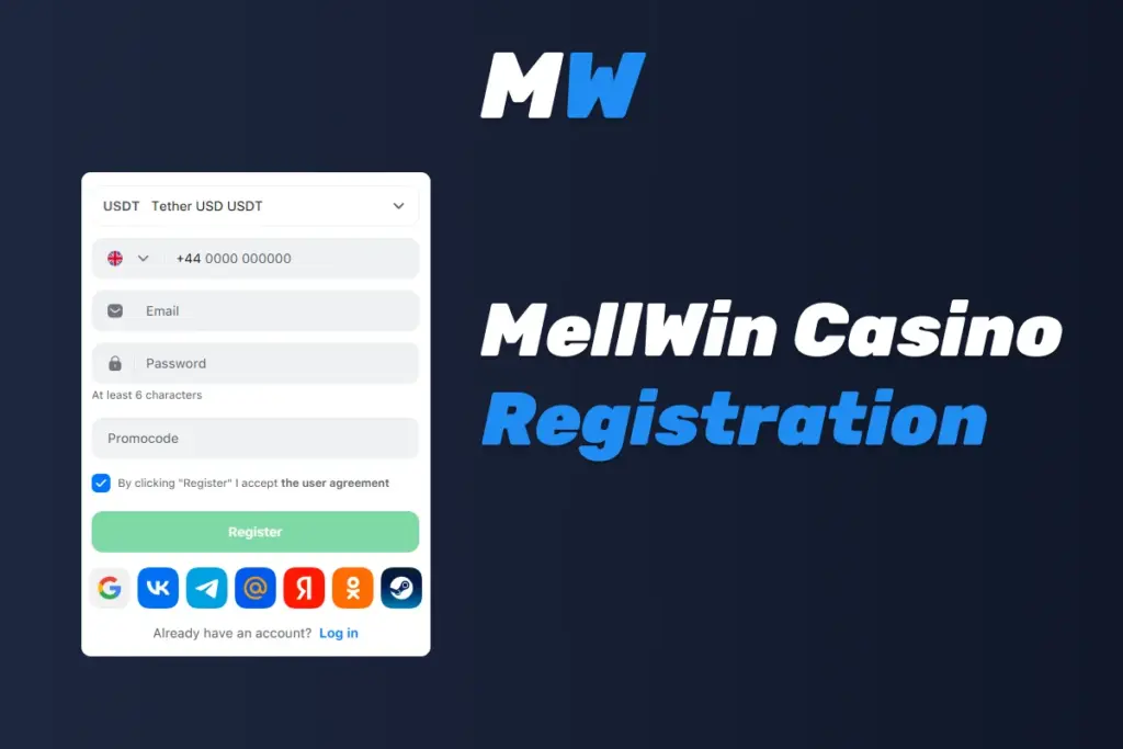 Mellwin Casino Registration